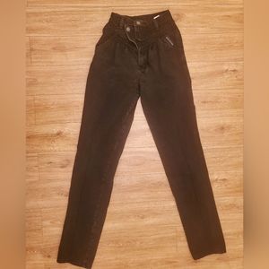 Vintage Rocky Mountain 90s Western Jeans black denim size 26/3 inseam 34"